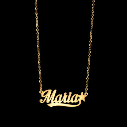 European And American Personalized Name Necklace