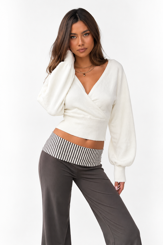 Nova Lux™ V-Neck Wrap Sweater