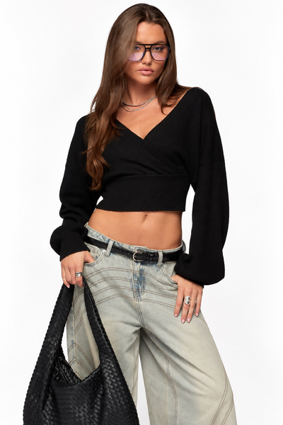 Nova Lux™ V-Neck Wrap Sweater