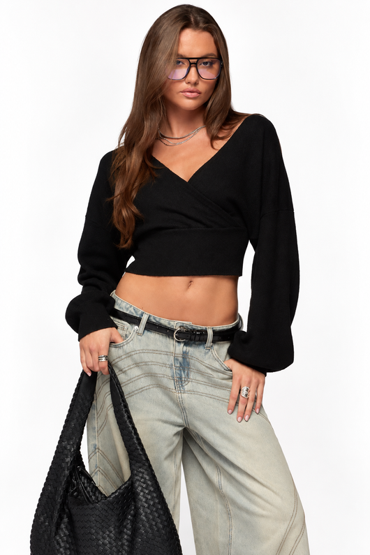 Nova Lux™ V-Neck Wrap Sweater