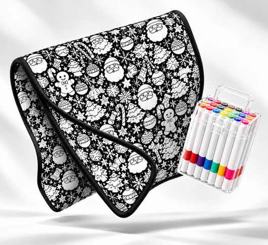 NovaLux XMAS Coloring Blanket
