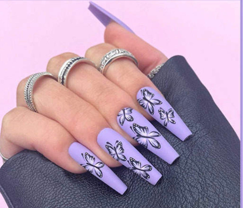 Oh So Butterfly Nails